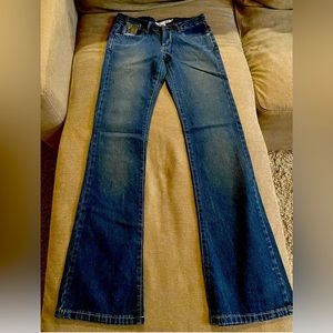 Fancy Collection Jeans Size 29 Bootcut, Inseam 34 inches New Dark Wash FC88079